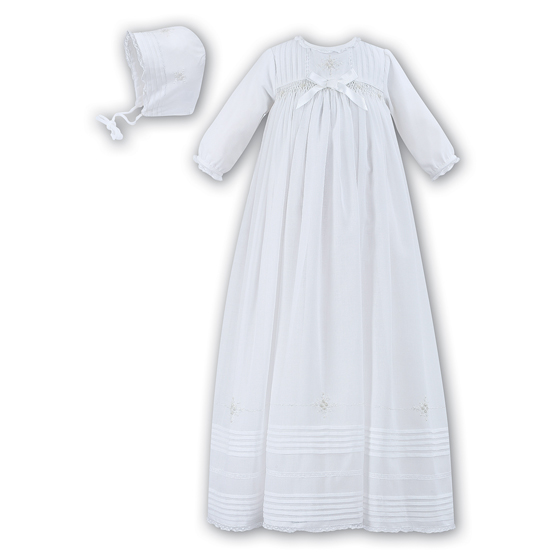 Sarah Louise Christening Gown & Bonnet - 1066